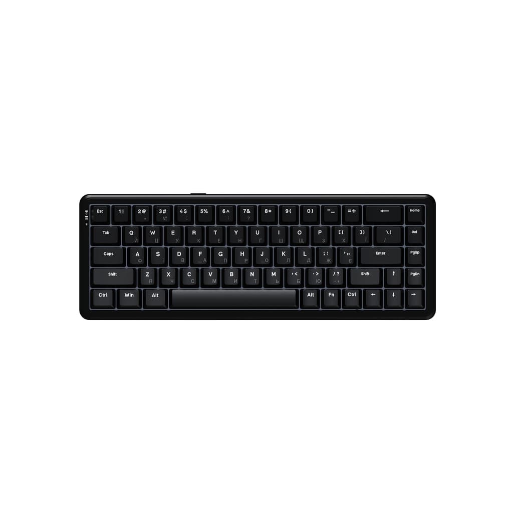 Клавіатура Ajazz AK680 MAX Magnetic Switch RGB USB Black (AK680-WM-B-A)