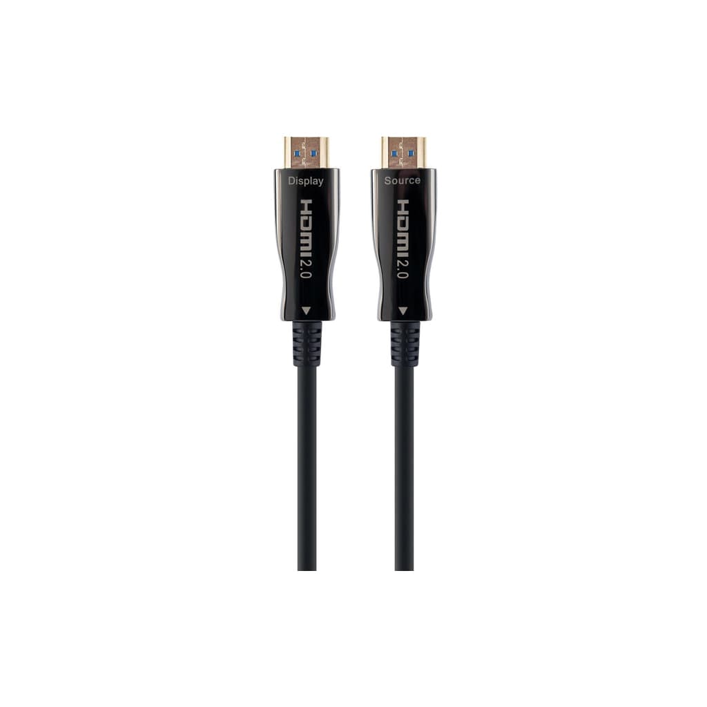 Кабель мультимедійний HDMI M to HDMI M 80.0m V2.0 AOC 4K60Hz Cablexpert (CCBP-HDMI-AOC-80M-02)