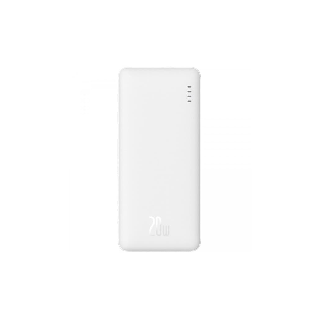 Батарея універсальна Baseus 10000mAh Airpow 20W, PD, QC, White (PPQD090002)