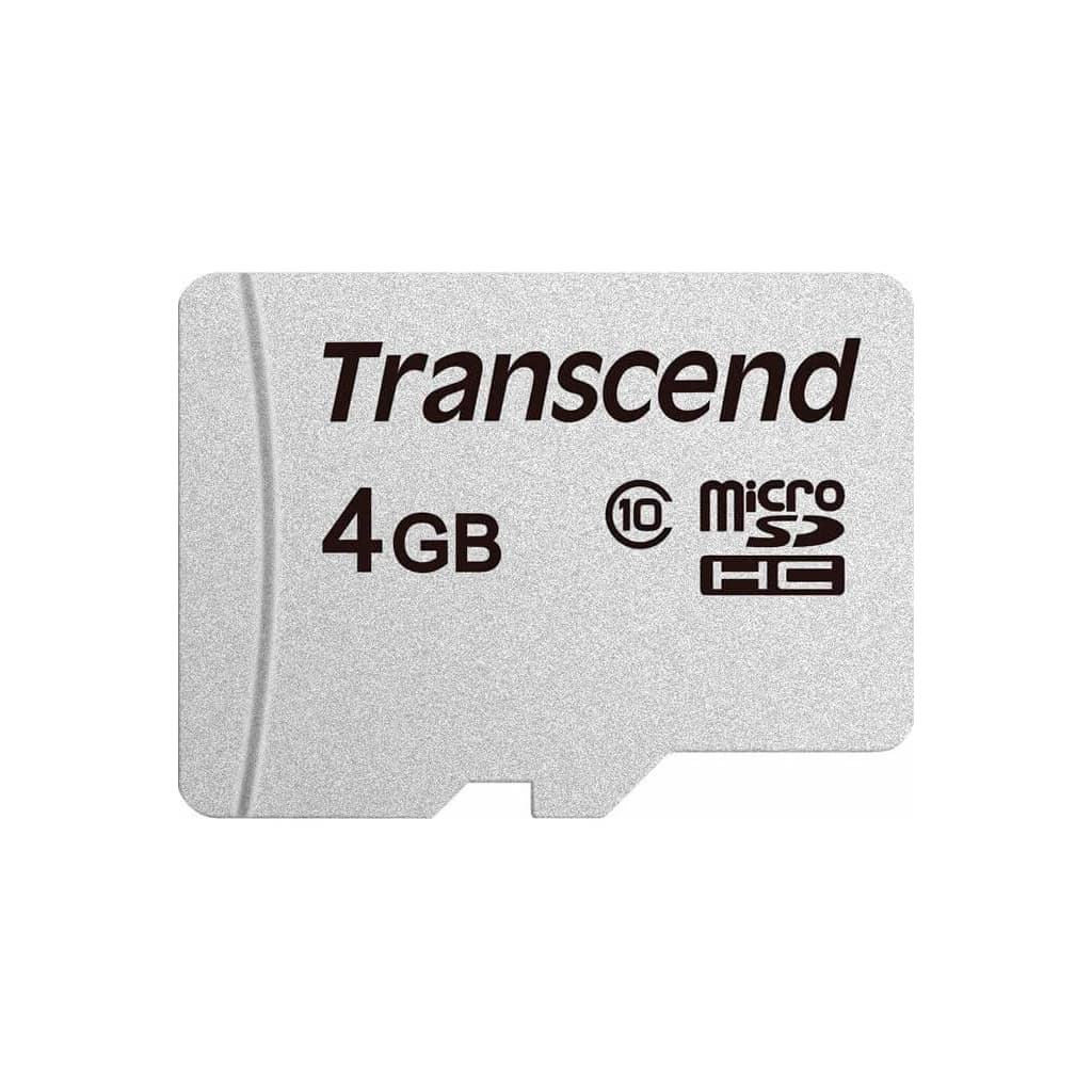 Карта пам'яті Transcend 4GB microSD class 10 (TS4GUSD300S)