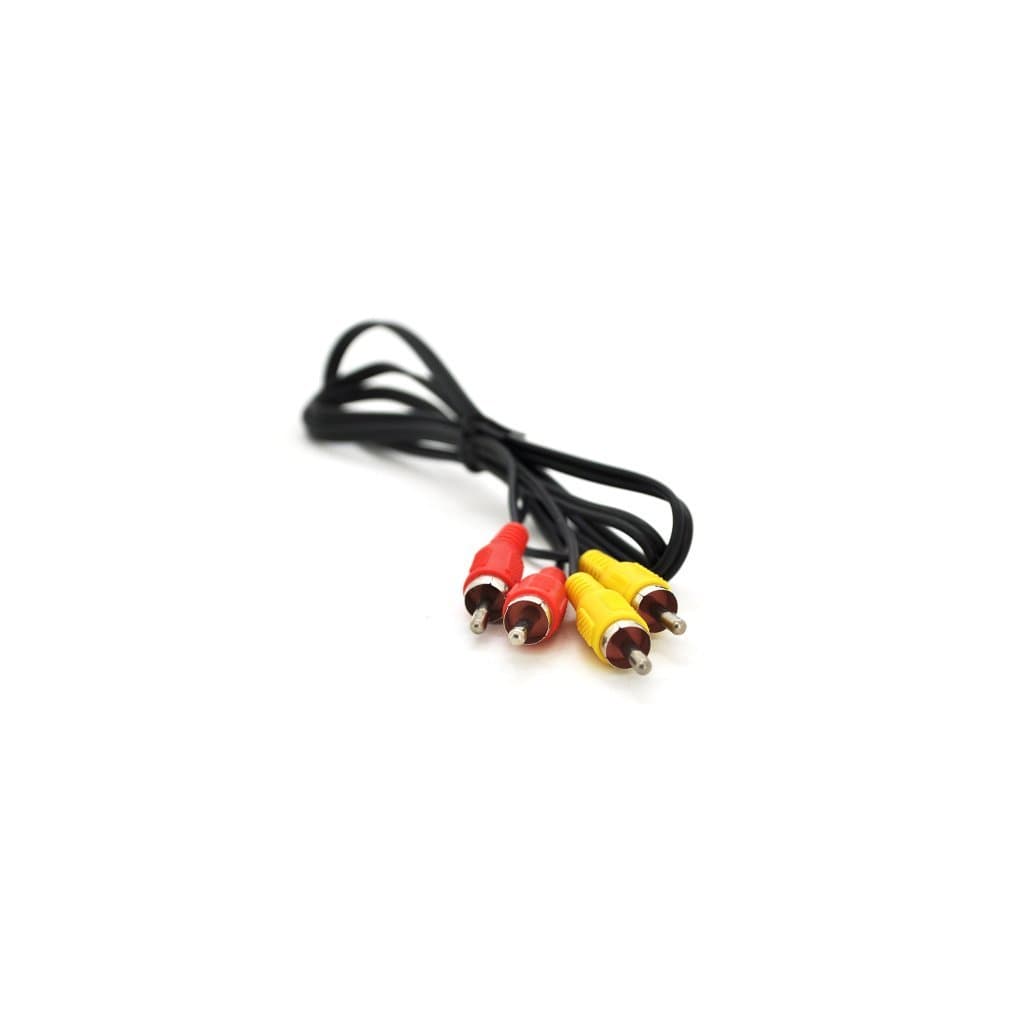 Кабель мультимедійний 2xRCA M to 2xRCA M 1.0m black Voltronic (14720)