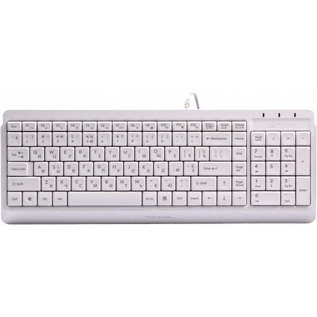 Клавіатура A4Tech FK15 White (4711421956888)