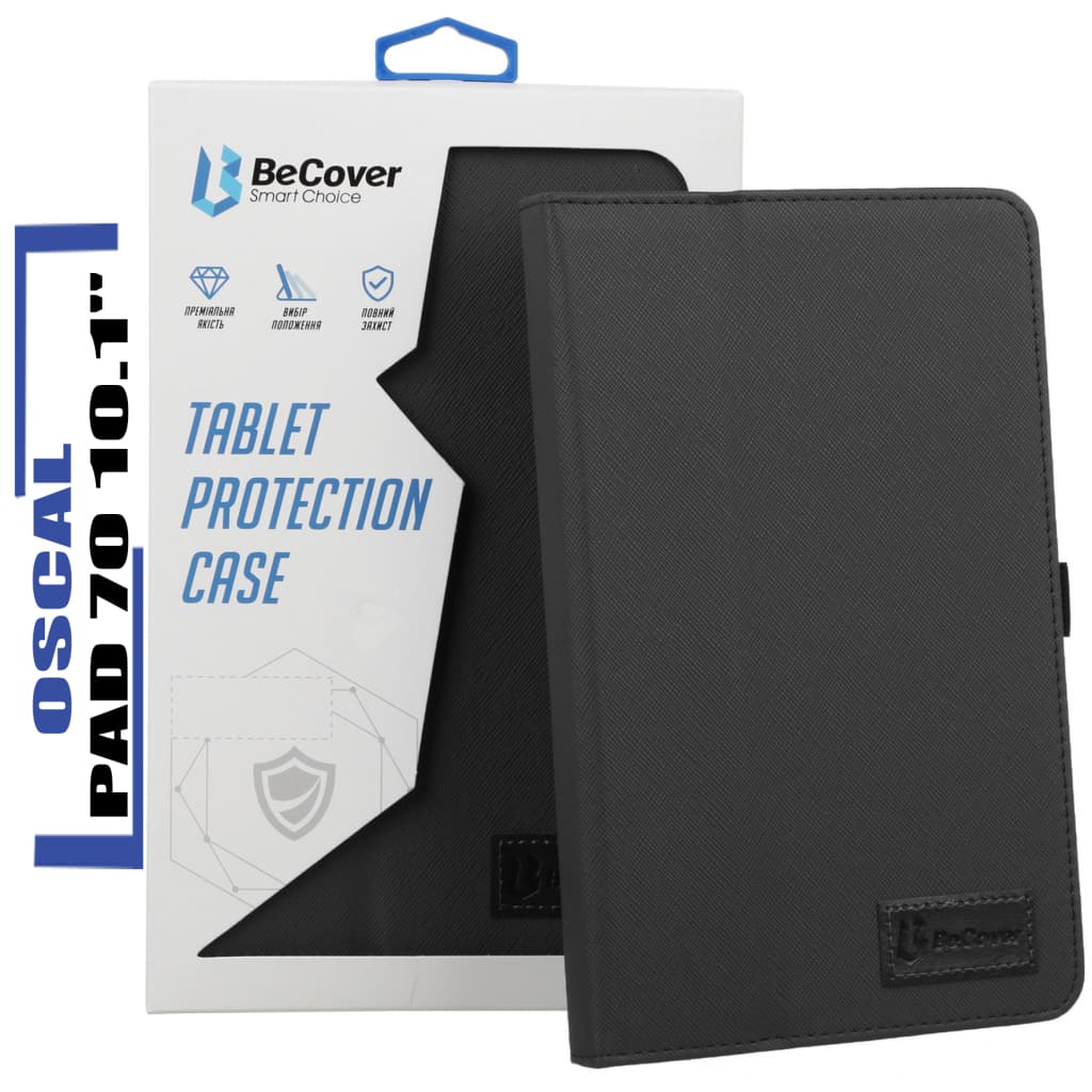 Чохол до планшета BeCover Slimbook Oscal Pad 70 10.1" Black (713011)