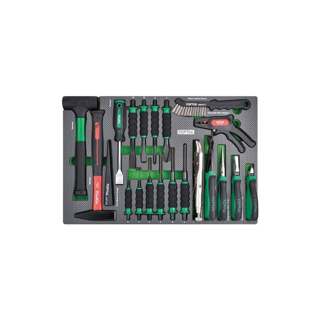 Набір інструментів Toptul столярно-слюсарних 21 шт. у ложементі (GED2105)