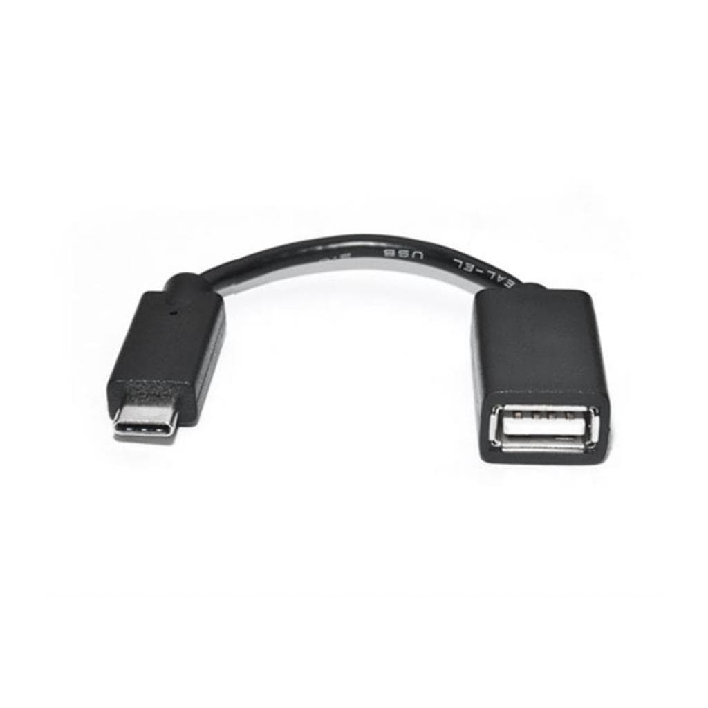 Перехідник OTG USB 2.0 AF to USB-C 0.1m REAL-EL (EL123500030)