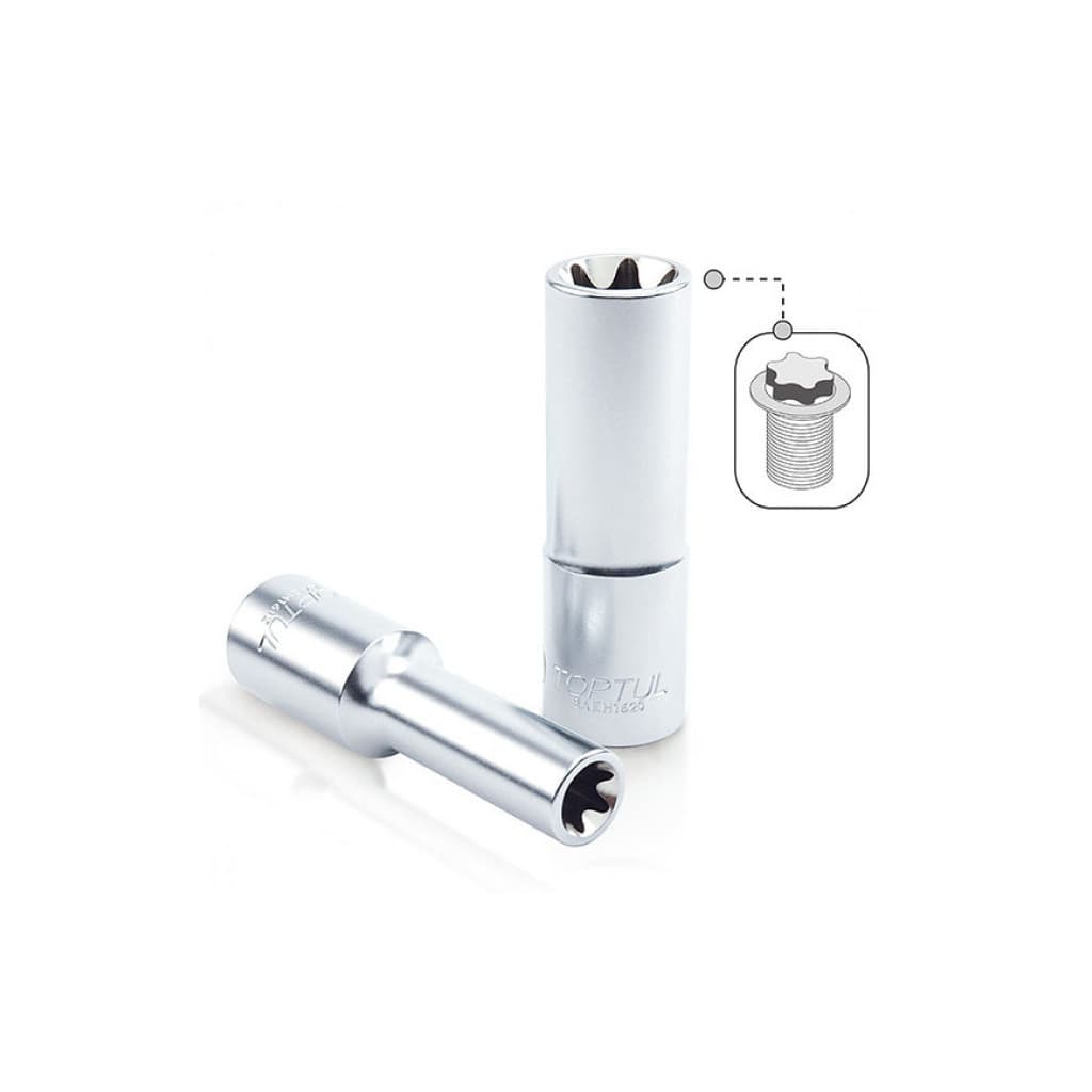 Торцева головка Toptul TORX довга 1/2" E18 (BAEH1618)