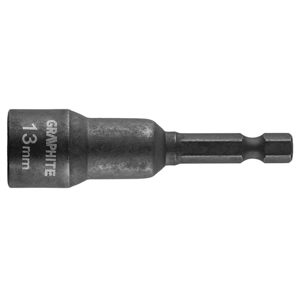 Торцева головка Graphite ударна з магнітом, 13 мм, сталь S2 (56H553)