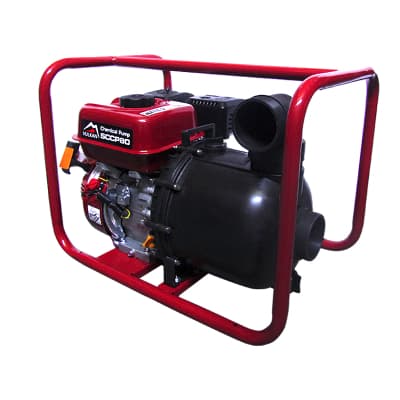 Мотопомпа Vulkan рукав 75мм, 60м3/год, підйом 20м, для хімікатів (SCCP80)