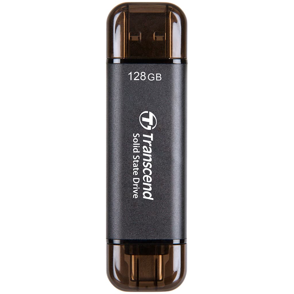 Накопичувач SSD USB 3.2 128GB Transcend (TS128GESD310C)