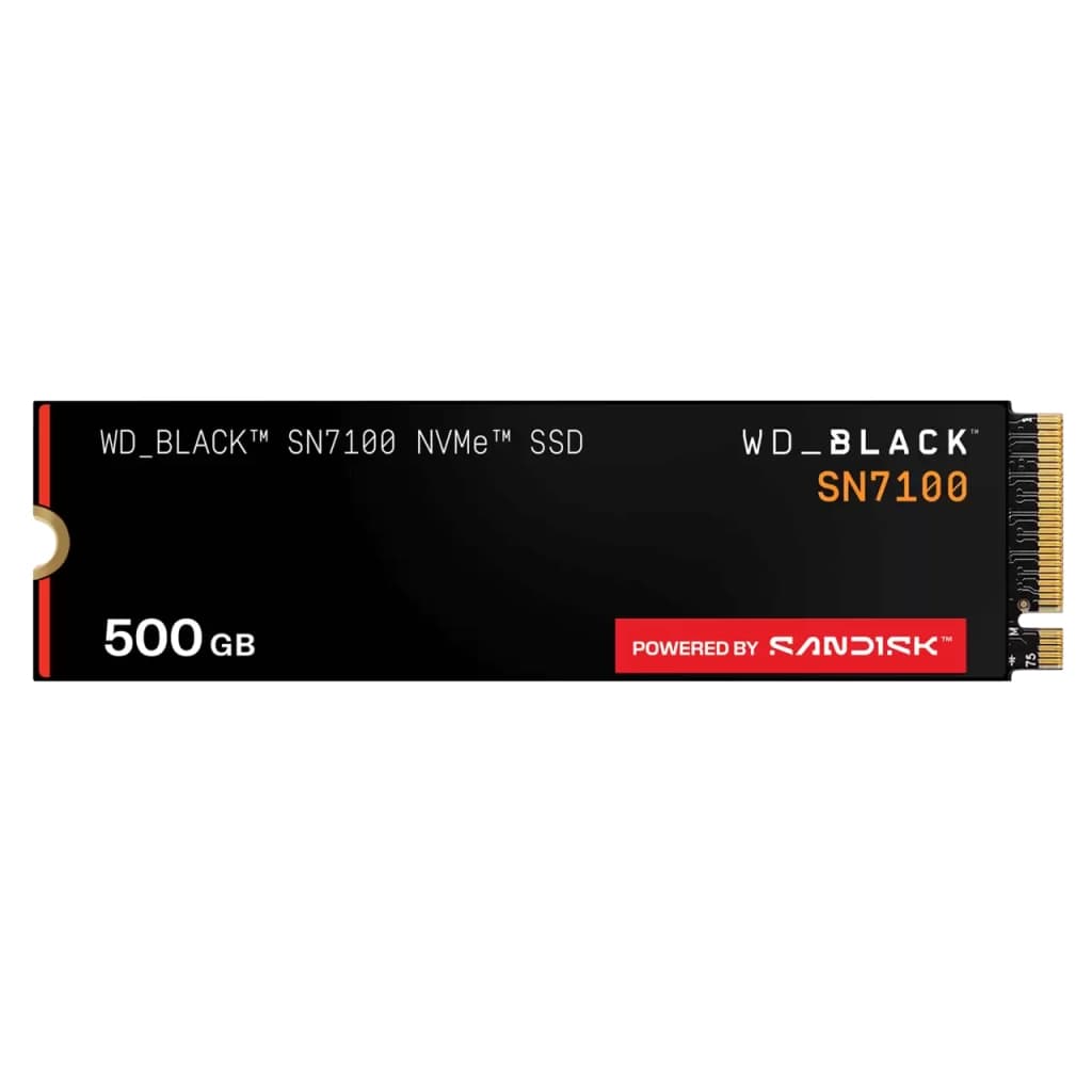 Накопичувач SSD M.2 2280 500GB BLACK SN7100 WD (WDS500G4X0E-00CJA0)
