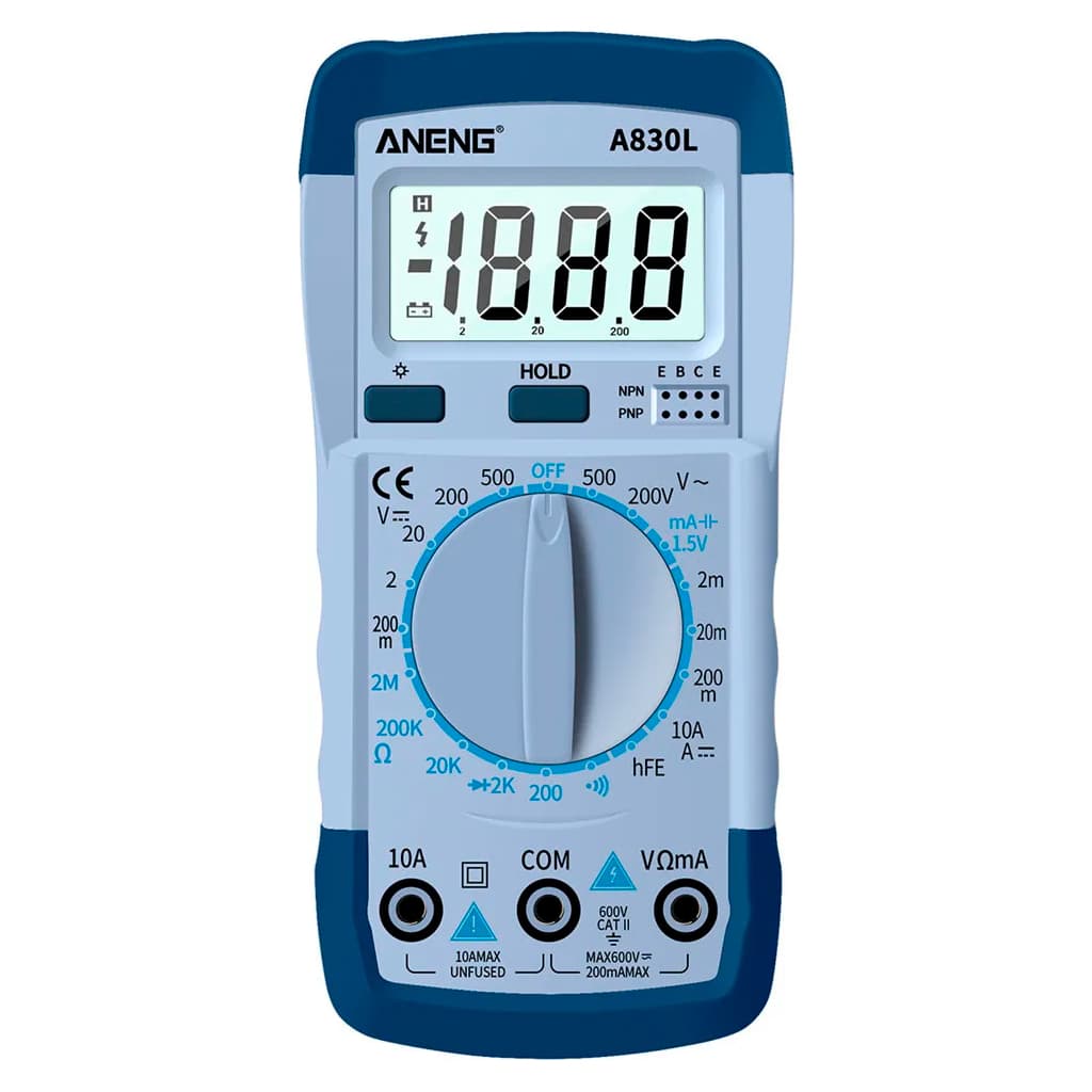 Цифровий мультиметр ANENG AN-A830L, V, A, R (AN-A830L)