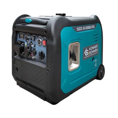 Генератор Konner&Sohnen інверторний KS 5500iES ATSR, 230В, 5.5kW, АВР(ATS), електростартер, 52кг (KS5500IESATSR)