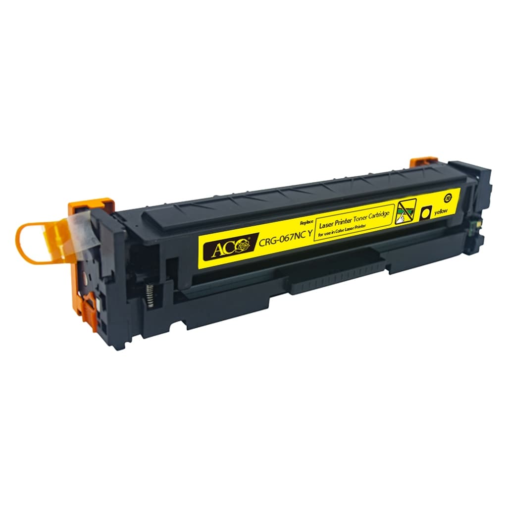Картридж ACO Canon 067 Yellow 1250ст без чипа (ACO-CRG-067NC Y)