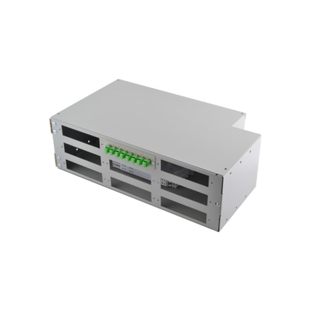 Патч-панель оптична 3U, універсальна, сплайс касети S336 Crosver (FOB 19/3-336/36-3-72)