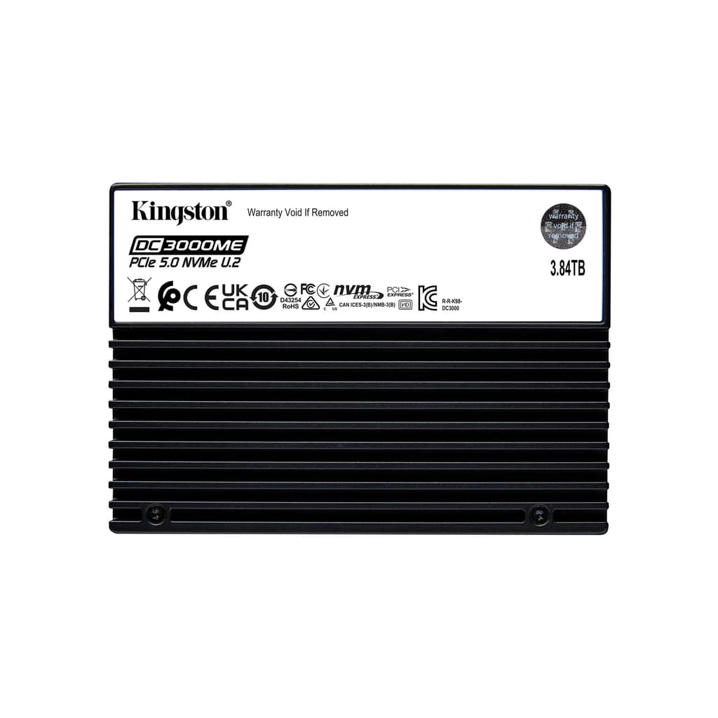 Накопичувач SSD U.2 2.5" 3.84TB Kingston (SEDC3000ME/3T8)