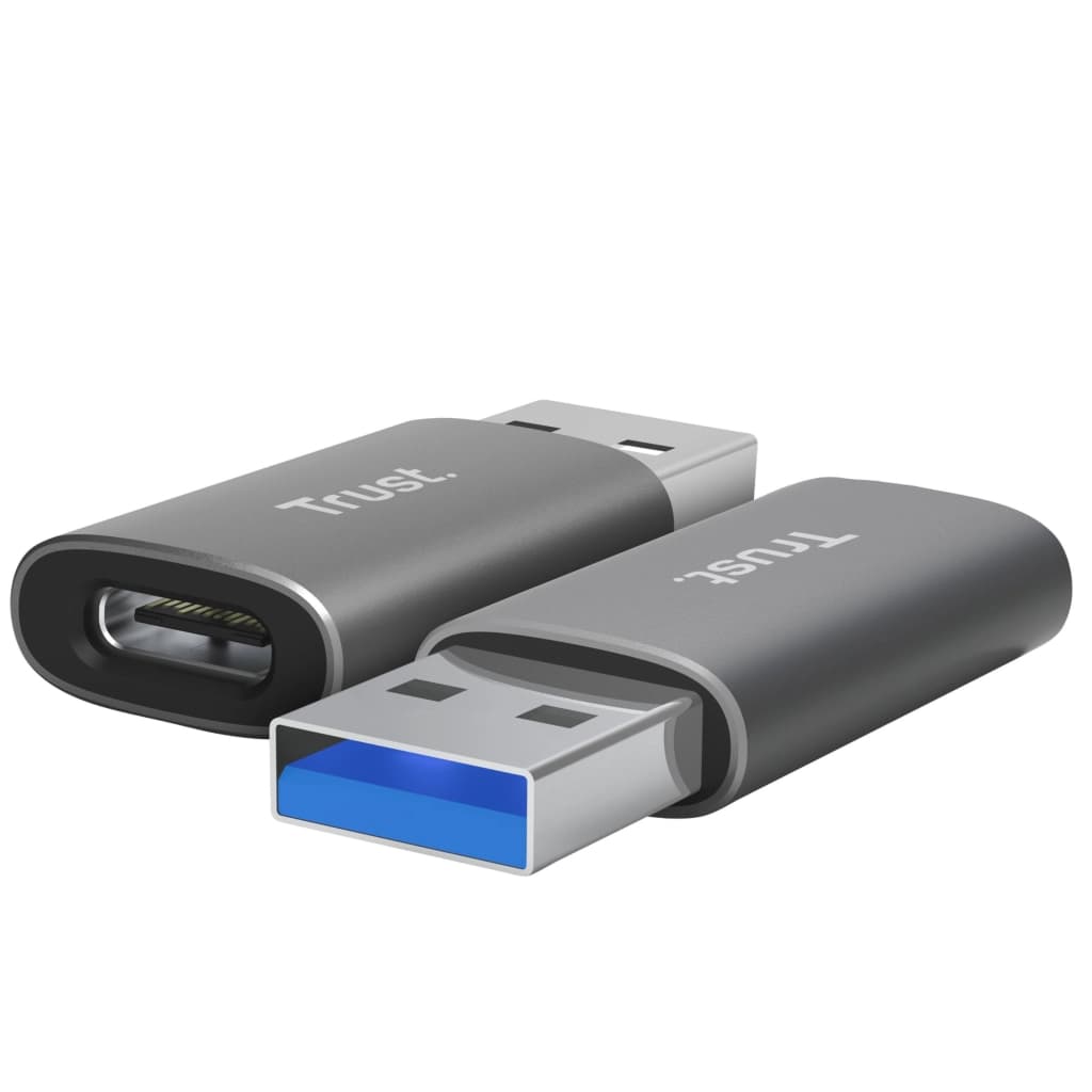 Перехідник USB-C to USB-A 3.2 Adapter 2-Pack Trust (25573_TRUST)