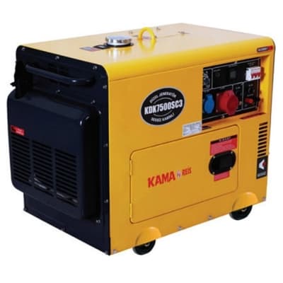 Генератор KAMA KDK7500SC3, 230/400V, 50Hz, 5.5kW, 6.9KVA, 14.5л (KDK7500SC3)