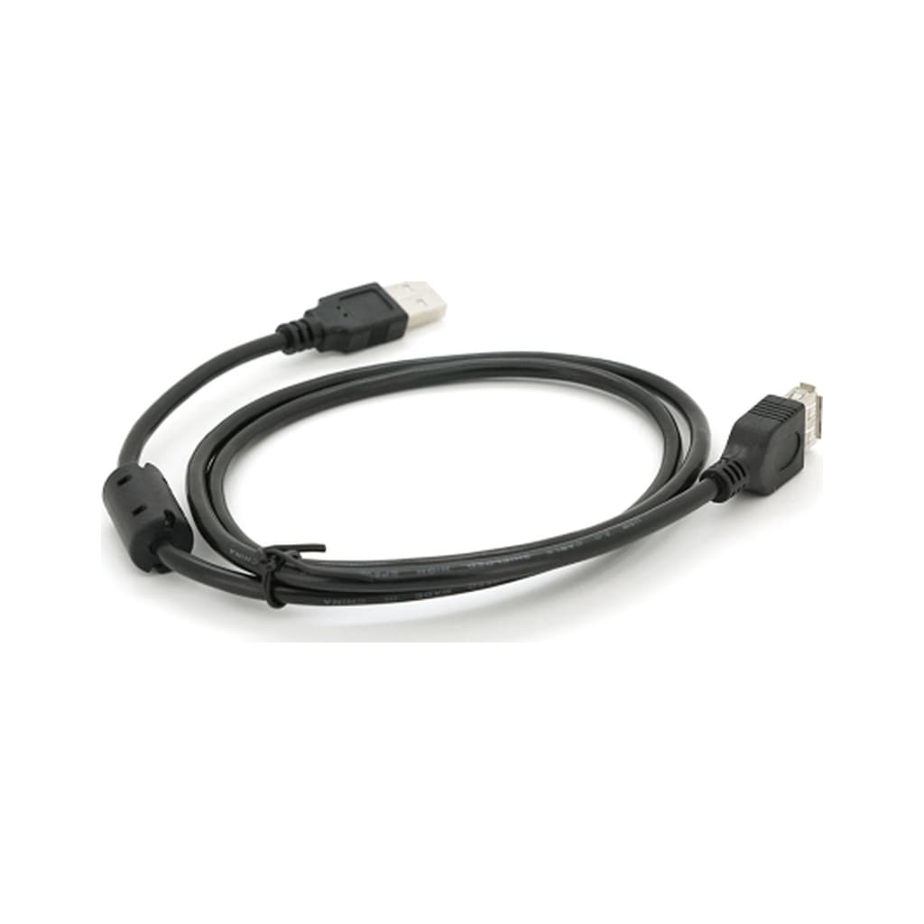 Дата кабель USB 2.0 AM/AF 1.0m ferrite black Voltronic (YT-AM/AF-1.0B)