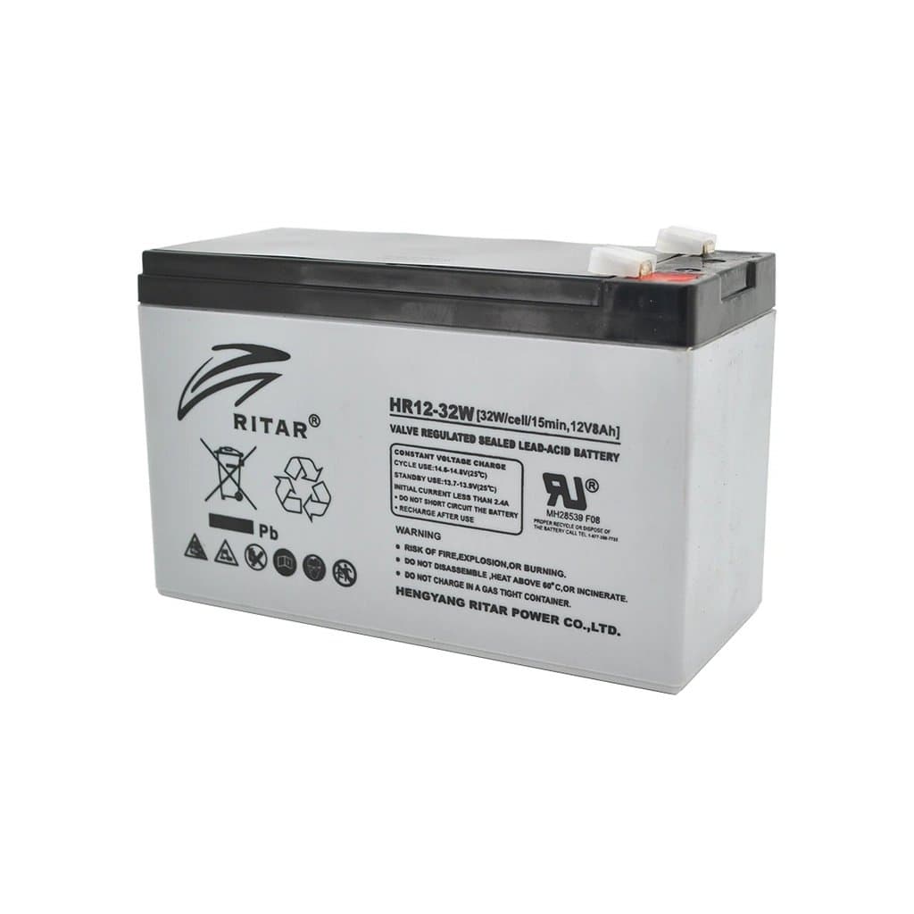 Батарея до ДБЖ Ritar 12V-8Ah (HR1232W)