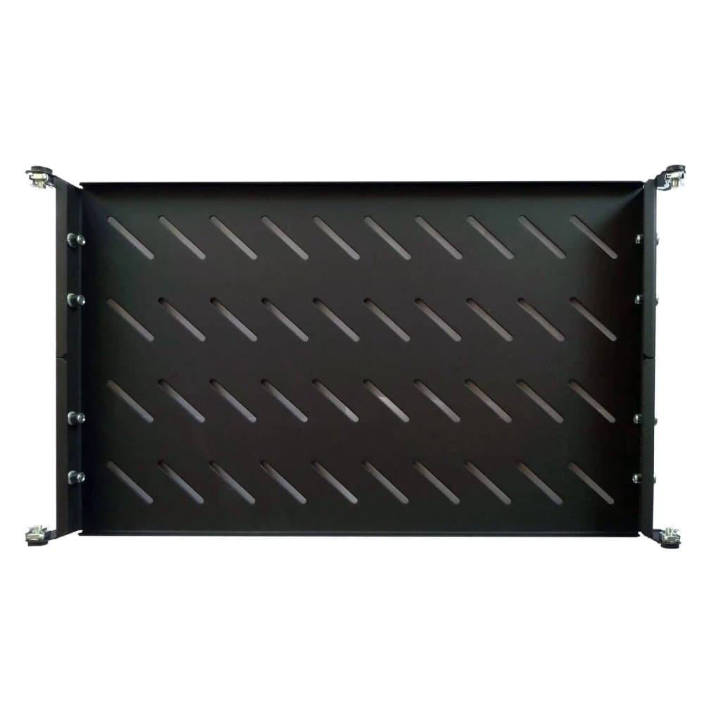 Полка 19" Hypernet 1U глиб. 300мм, в шкафи глибиною 450мм, колір чорний (U-FS-45-Black)