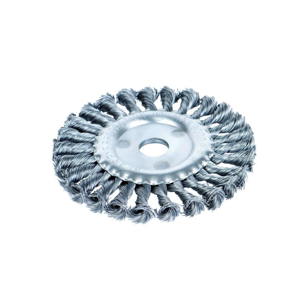 Щітка для електроінструменту Sigma дротяна дископодібна 125мм 22.2мм сталева кручена 9022121 (9022121)