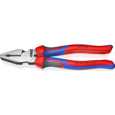 Плоскогубці KNIPEX комбіновані особливої потужності 02 02 225 (02 02 225)