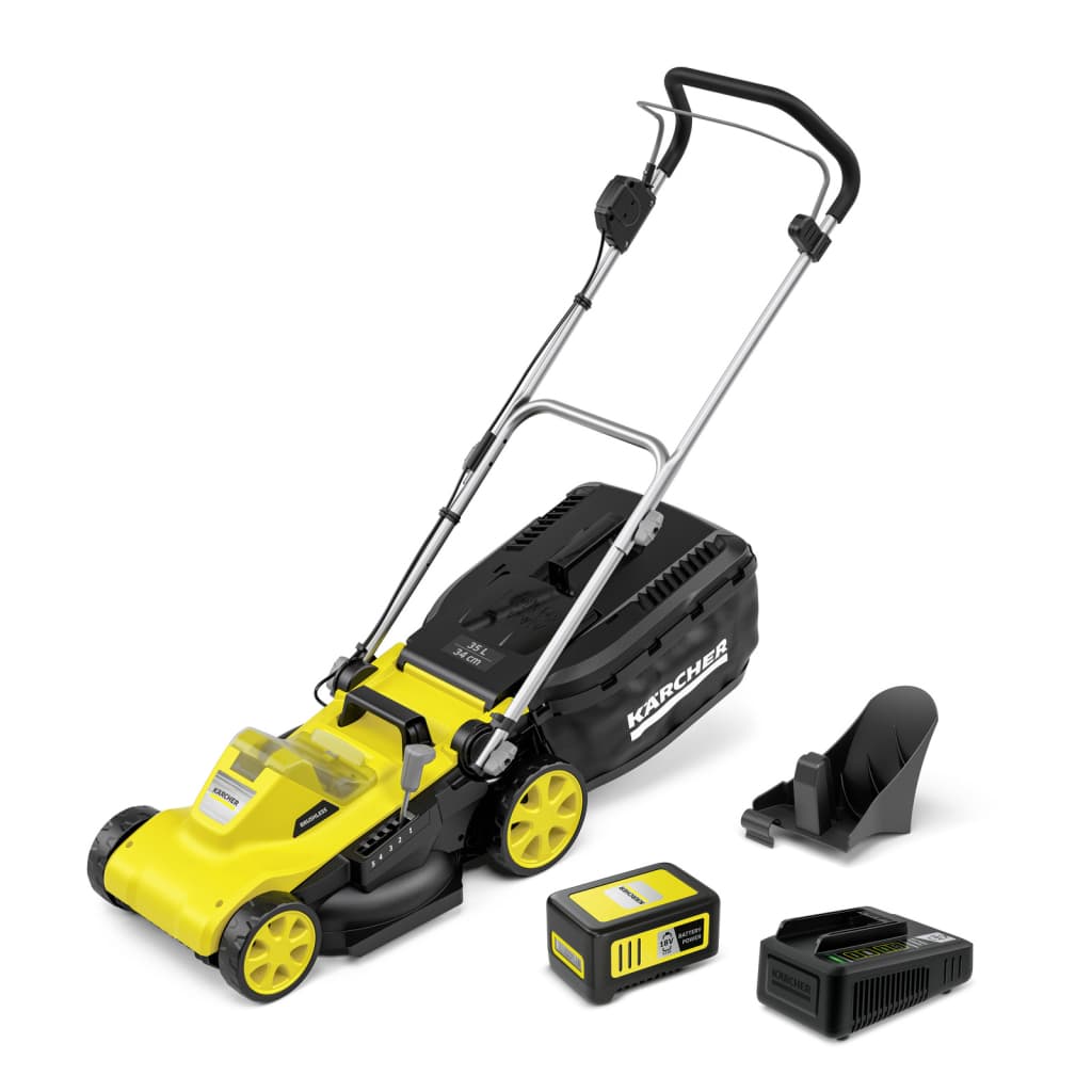 Газонокосарка Karcher LMO 34-18 Dual 18V, 34см, 25-60мм (1.445-411.0)