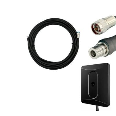 Кабель для дрона ALIENTECH RG8 для Deimox, QMA -N-type (2 шт по 35м) (RG8-Q-JW/N-JW-35)