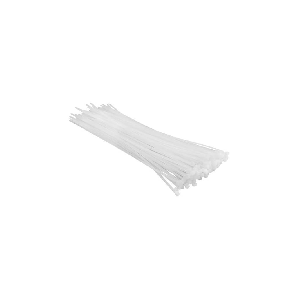 Стяжка Top Tools біла, 3.6x300 мм, пластик, 100 шт. (44E954)