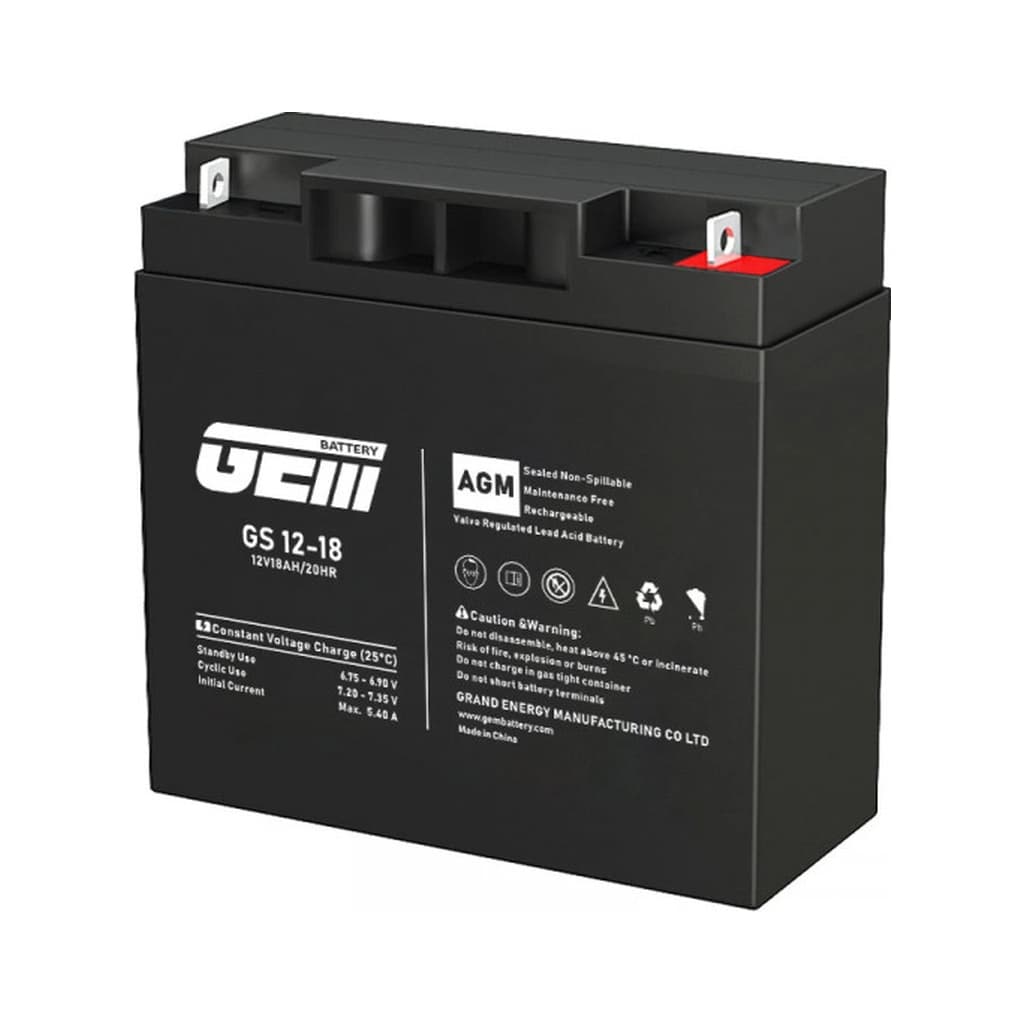 Батарея до ДБЖ GEM GS 12V-18Ah (GS 12-18)