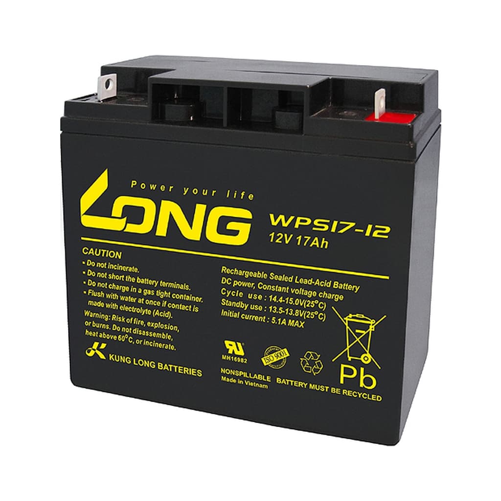 Батарея до ДБЖ Long 12В 17Ah (WPS17-12)