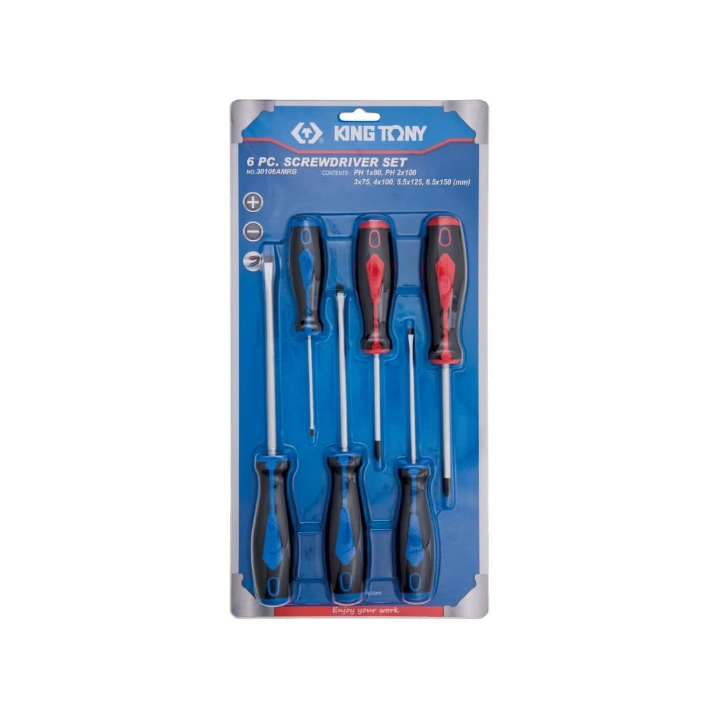 Набір викруток KING TONY 6 шт. (30106AMRB)