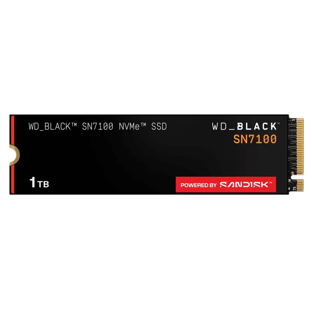 Накопичувач SSD M.2 2280 1TB BLACK SN7100 WD (WDS100T4X0E-00CJA0)