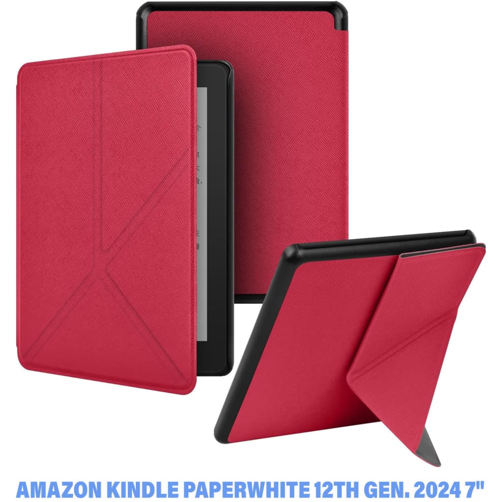 Чохол до електронної книги BeCover Ultra Slim Origami Amazon Kindle Paperwhite 12th Gen. 2024 7"/Colorsoft (2024) Red (712841)