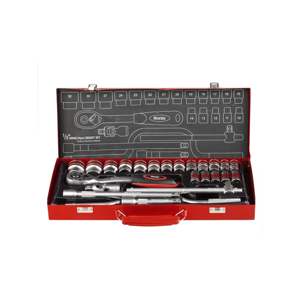Набір інструментів Ronix 1/2", 24 шт (RH-2644)
