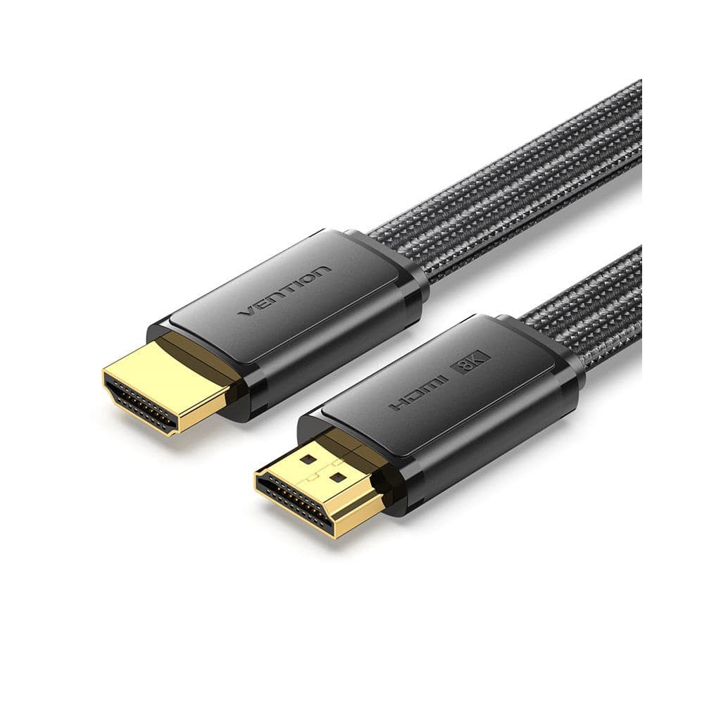Кабель мультимедійний HDMI M to HDMI M 2.0m V2.1 8K60Hz flat VENTION (ALKBH)