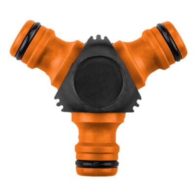 Трійник для шлангу Neo Tools трійник 1/2"-3/4", двокомпонентний (15-744)