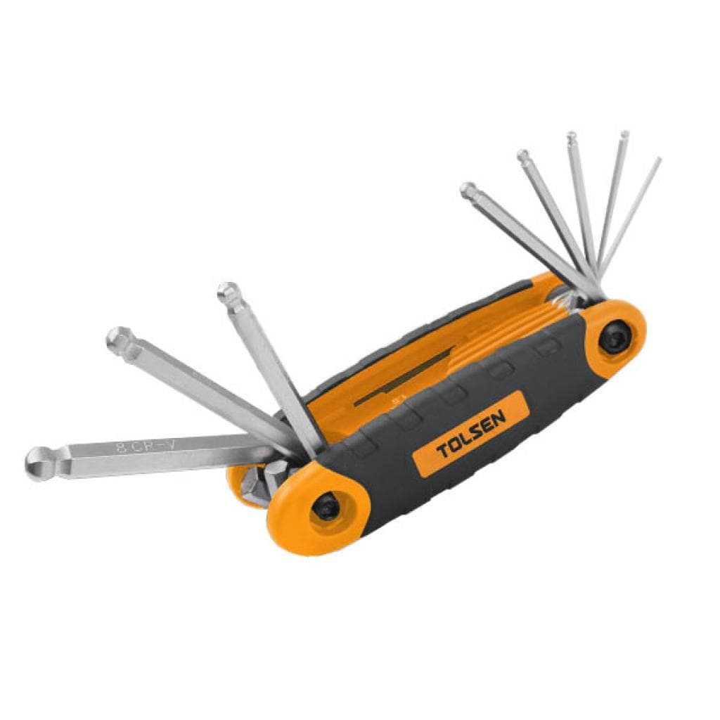 Набір інструментів Tolsen шестигранних ключів 8 розмірів 1.5-8 мм (20068)