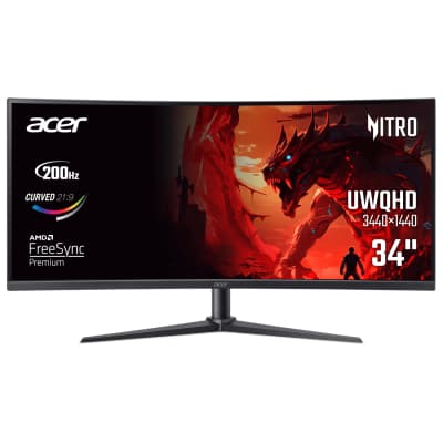 Монітор Acer 34" XZ340CURX0bmiiphx (UM.CX0EE.013) VA Black Curved 200Hz
