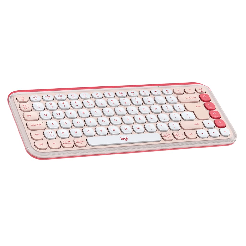 Клавіатура Logitech POP Icon Keys Bluetooth UA Rose (920-013073)