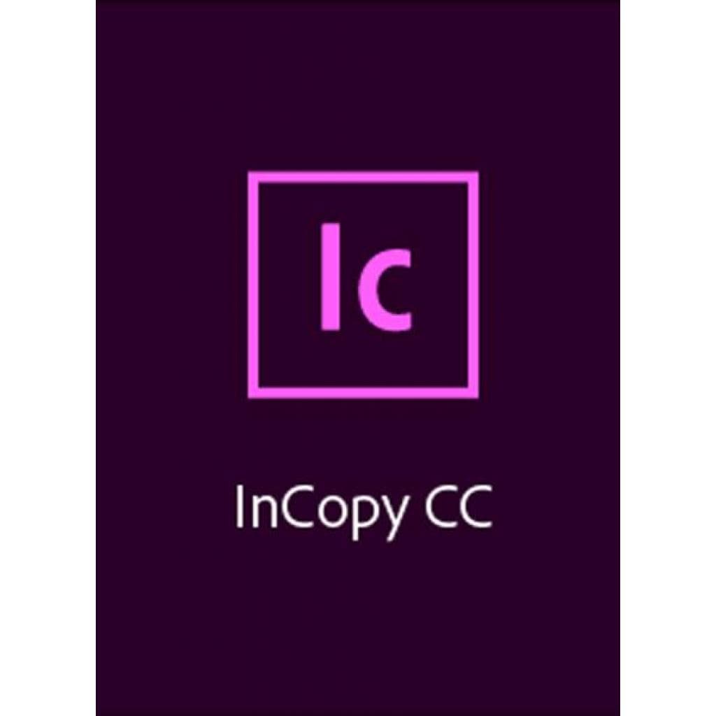ПЗ для роботи з текстом Adobe InCopy CC teams Multiple/Multi Lang Lic Subs New 1Year (65304717CA01A12)