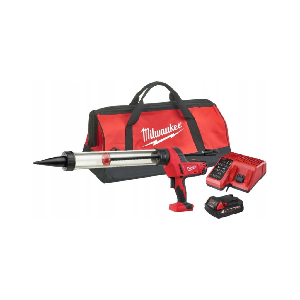 Пістолет для герметика Milwaukee C18 PCG/600T-201B 600 мл, 2Ah, сумка (4933441808)