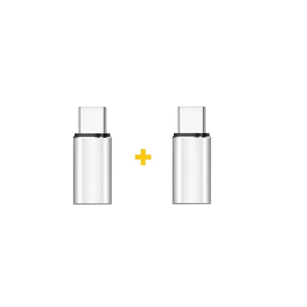 Перехідник Lightning F to USB-C M 2PCS silver XoKo (XK-AC025-SL2)