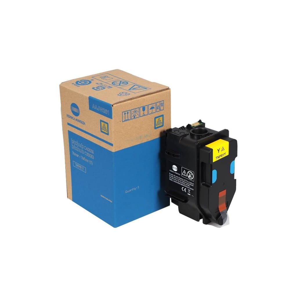 Тонер-картридж Konica Minolta TNP81Y yellow (AAJW251)