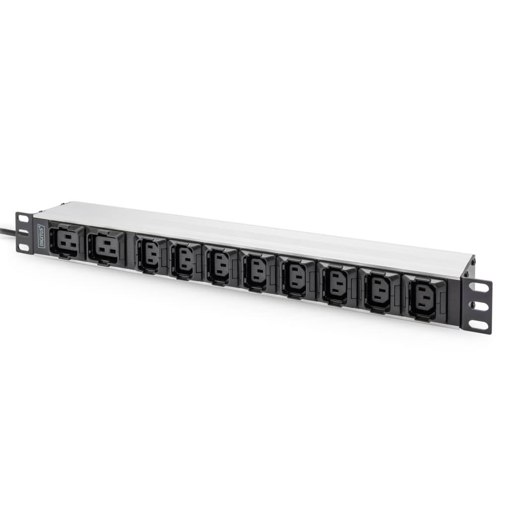 Силовий блок 19" 1U w/PDU 8xC13, 2xC19, 16A, 250V, вилка C20 Digitus (DN-95427)