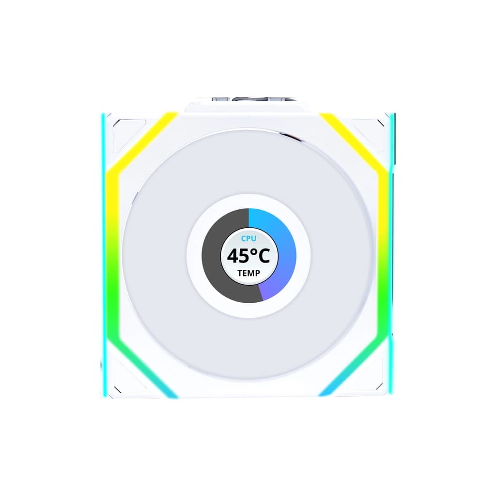 Кулер до корпусу Lian Li Uni Fan SL WIRELESS LCD Reverse, 120-1 (G99.12RSLLCD1W1W.00)