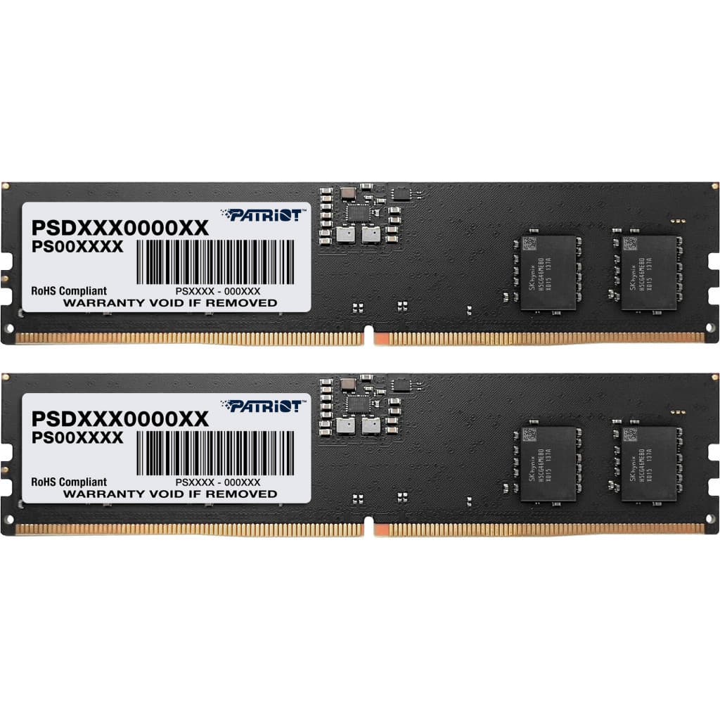 Модуль пам'яті для комп'ютера DDR5 32GB (2x16GB) 5600 MHz Signature Line Patriot (PSD532G5600K)