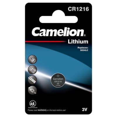Батарейка Camelion CR 1216 Lithium * 1 (CR1216-BP1)