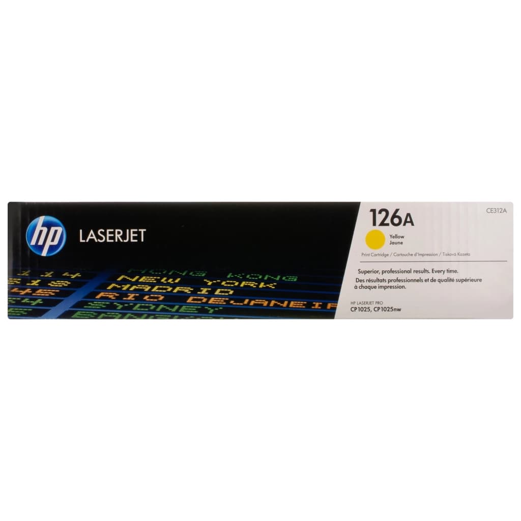 Картридж HP CLJ 126A Yellow, для CP1025 (CE312A)