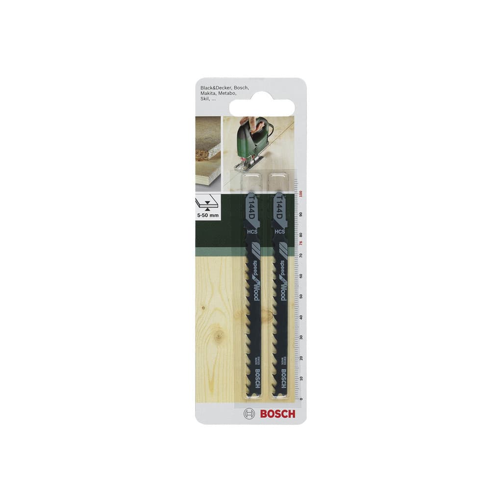 Полотно Bosch по дереву, T 144 D, 4-5.2х100мм, 2шт (2.609.256.718)